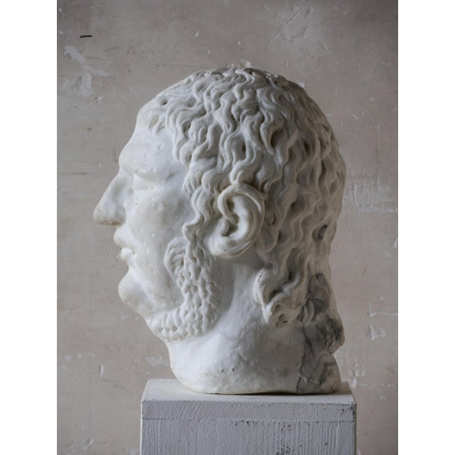 Antique Marble Bust of the Emperor Nero, 1800s For Sale - Image 4 of 8