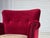 Danish Armchair in Red Velour and Ash, 1970s For Sale - Image 13 of 17