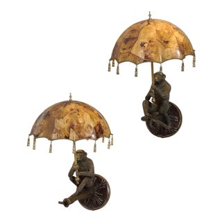 Maitland-Smith Parasol Sconce - A Pair For Sale