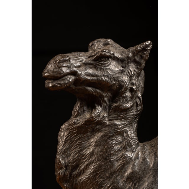 Early 20th Century Late Meiji Era Okimono Camel Sculpture For Sale In Chicago - Image 6 of 7