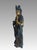 Late Qing Dynasty Lacquer & Polychrome Carved Wood Figure of Guan Yin, Chinese Goddess of Compassion & Mercy Circa 1890 For Sale - Image 4 of 10
