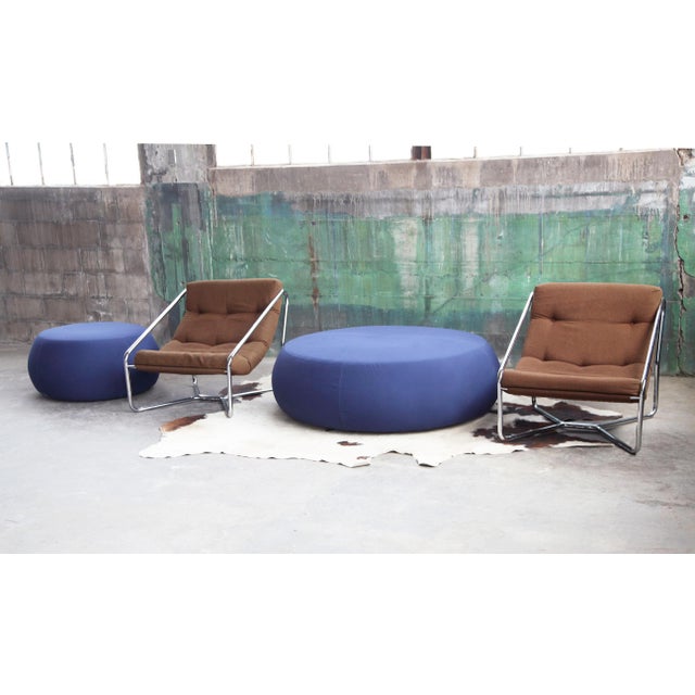Textile 1990s Postmodern Pix 95 2 Seat Modular Ottoman by Ichiro Iwasaki for Arper For Sale - Image 7 of 11