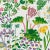 Borastapeter Rabarber Wallpaper in Ivory Multi For Sale