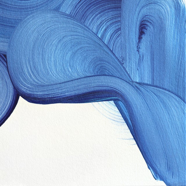 2020s Avp_1521 - Abstract Vibrant Blue Tone Contemporary Original Artwork by Alex Voinea For Sale - Image 5 of 6