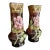 Pair of Antique Mont Joye Legras Amethyst Art Glass Vases For Sale