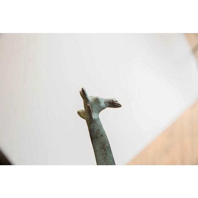 :: Medium vintage African giraffe. As this item is in vintage condition, it may show signs of age and use. Date made...
