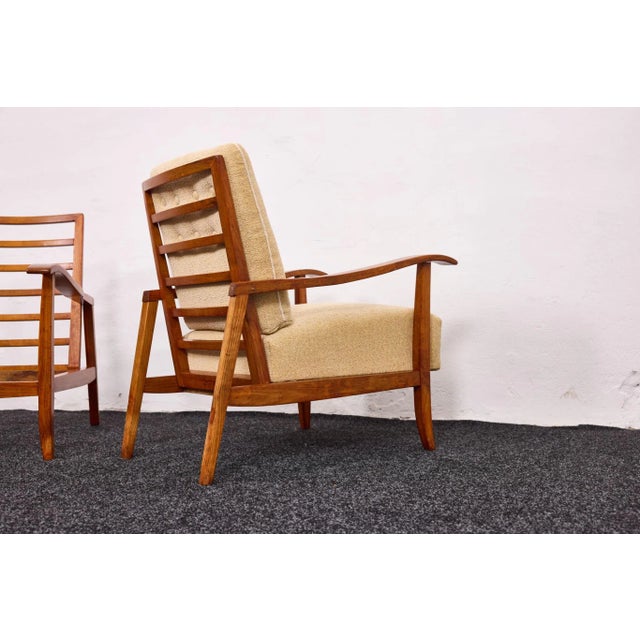 Mid-Century Modern Armchairs by Karoly Nagy, 1940s, Set of 2 For Sale - Image 6 of 18