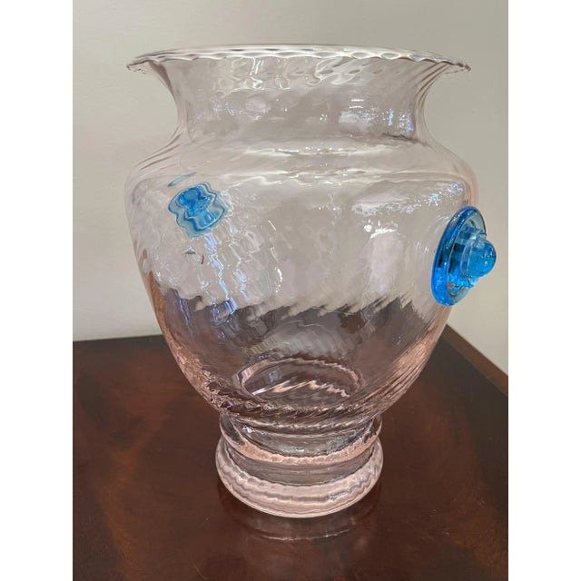 Murano Glass Vase, Italy, 1980s For Sale - Image 4 of 8