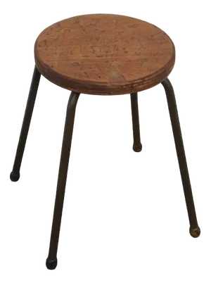 Vintage Fixed Stool, 1980s