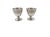 1910s French Christofle Pair of Egg Cups | Silver Plate | Napoleon III Style Frieze For Sale - Image 4 of 8
