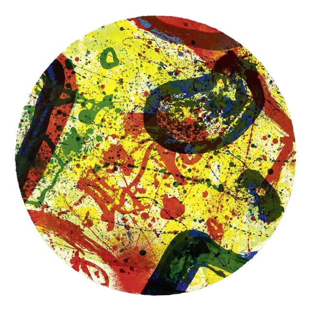 Sam Francis, Untitled Lithograph by Sam Francis, Abstract, Signed, Edition 33/50, 1990s, Lithograph For Sale