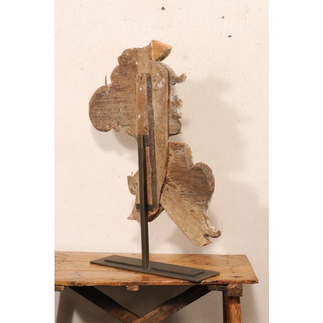 Italian 18th C. Scrolled Fragment on Stand For Sale - Image 9 of 10