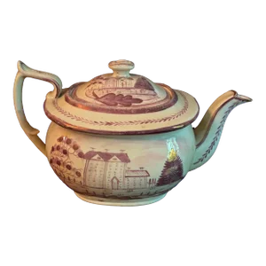 Circa 1830 Pink Luster-Wear Teapot
