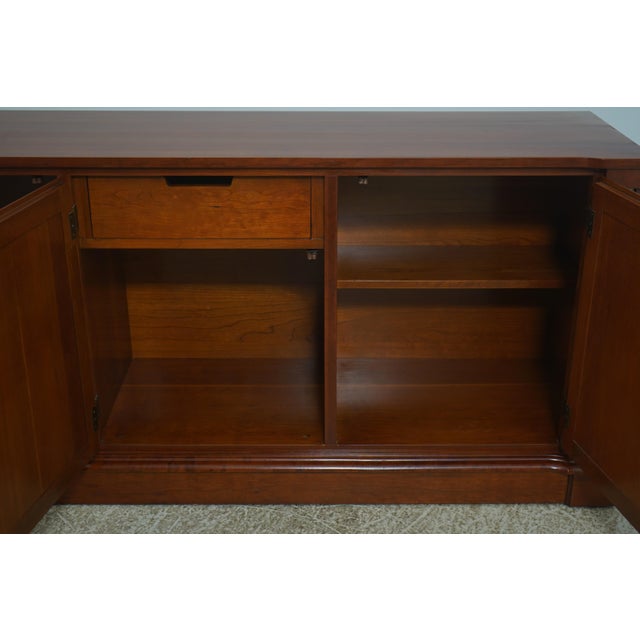 Ethan Allen Ethan Allen French Empire Cherry Sideboard For Sale - Image 4 of 18