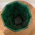 1960s Rare Vintage Emerald Green Ceramic Vase W/Etched Design and Geometric Runes Symbols Signed Circa 1961 For Sale - Image 5 of 12
