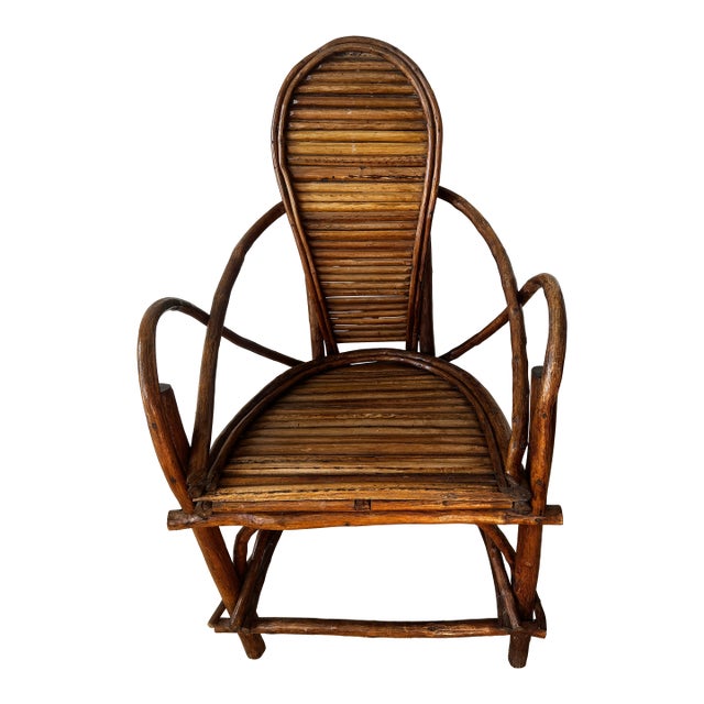 Antique Bentwood Twig Wooden Chair For Sale