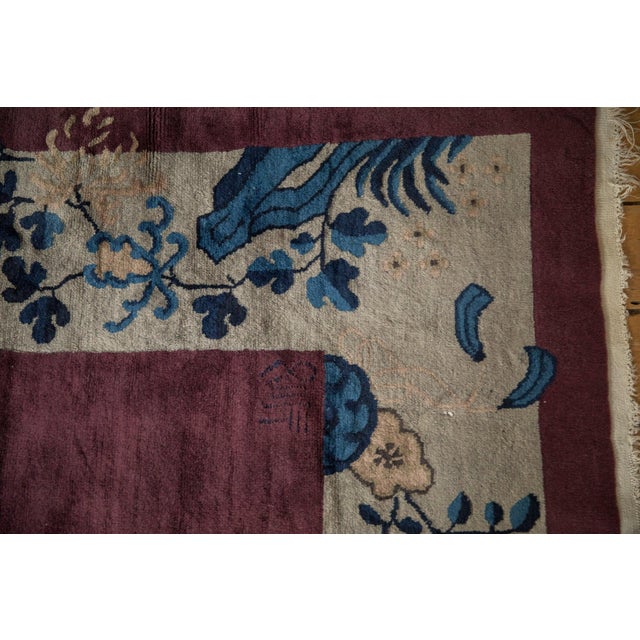 Antique Art Deco Carpet - 7'1" x 13'6" For Sale - Image 12 of 16