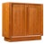 Bernhard Pedersen Mid Century Danish Teak Tambour Armoire Dresser For Sale