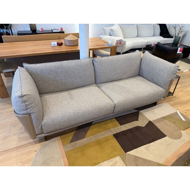 Light Gray Bonaldo Blend Sofa For Sale - Image 8 of 9