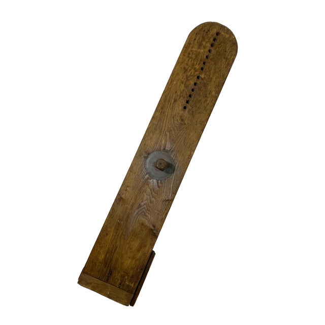 Antique Wooden Carpenter's Bevel Gauge or Angle-Finder Rustic Decor For Sale - Image 18 of 18