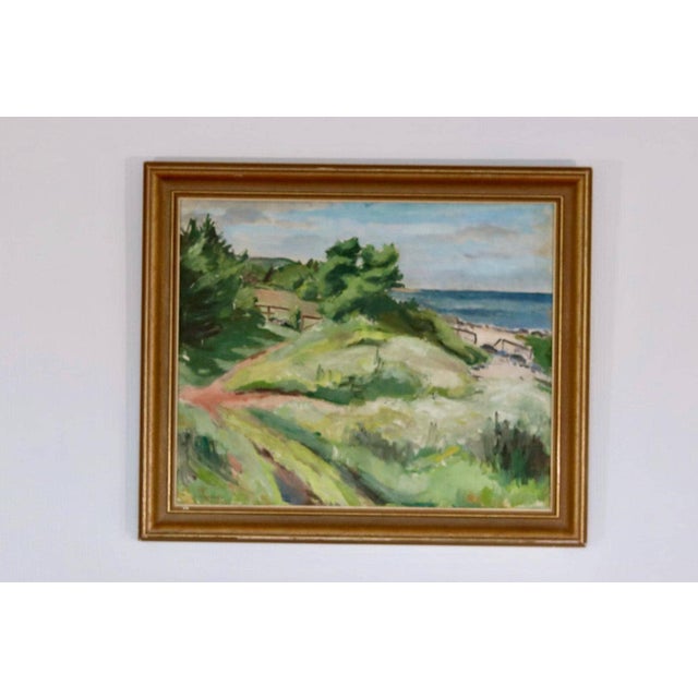 Carl Svanberg, Sea View, 1960s, Oil on Canvas, Framed For Sale - Image 4 of 17