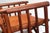 Wood Mid-Century Modern Costa Rican Leather Campaign Folding Rocking Chair For Sale - Image 7 of 7