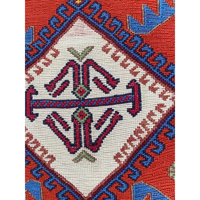 Vintage Azerbaiydjan Sumak Rug For Sale - Image 11 of 18