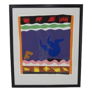 Vintage Abstract Poster by Henri Matisse, 1990s For Sale