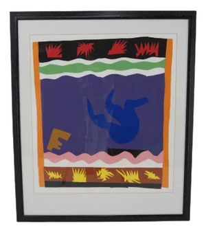 Vintage Abstract Poster by Henri Matisse, 1990s