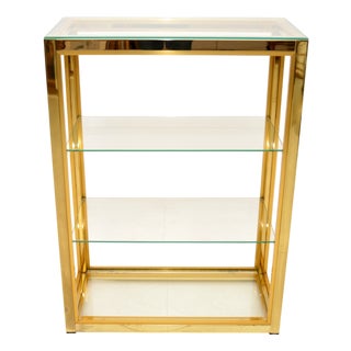 Vintage Italian Display Shelf by Renato Zevi, 1970s For Sale