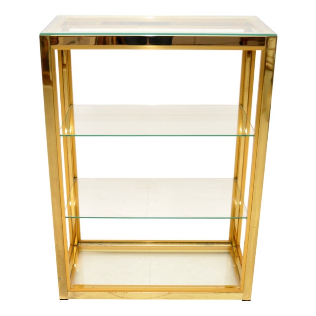 Vintage Italian Display Shelf by Renato Zevi, 1970s For Sale