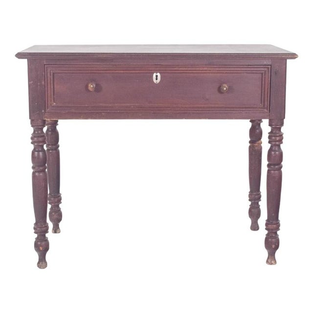 Brown Mid-Century Portuguese Romantic Desk, 1920s For Sale - Image 8 of 8