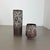 Set of Two Pottery Fat Lava Vases Crusty Brown-White from Jopeko, Germany, 1970s, Set of 2 For Sale - Image 4 of 18