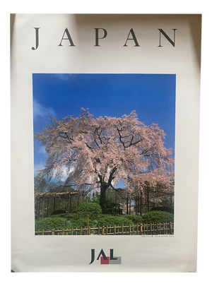 JAPAN AIRLINES 1st Print Poster, 1990s