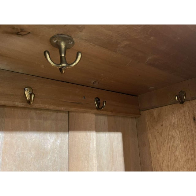 English Wardrobe in Oak For Sale - Image 11 of 14