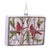 2020s Cardinal Window Ornament Set of 6  5"L x 4"H Glass For Sale - Image 5 of 6