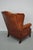 Vintage Dutch Cognac Wingback Leather Club Chair For Sale - Image 6 of 18