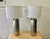 Mid-Century Modern Vintage Modern Metal Brutalist Table Lamps in the Style of Paul Mayen For Sale - Image 3 of 10