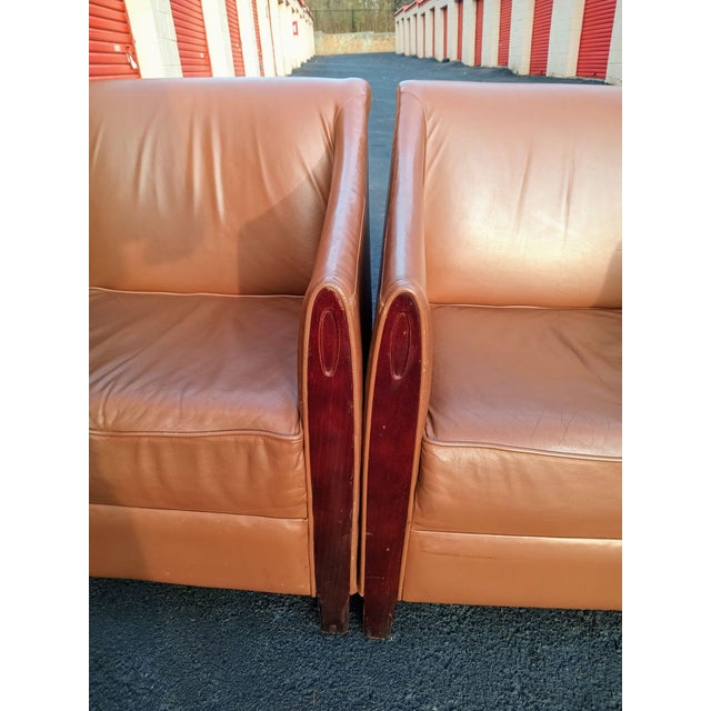 Elevate Any Living Space With This Magnificent Pair of Rare Vintage Paoli Club Chairs For Sale In Raleigh - Image 6 of 12