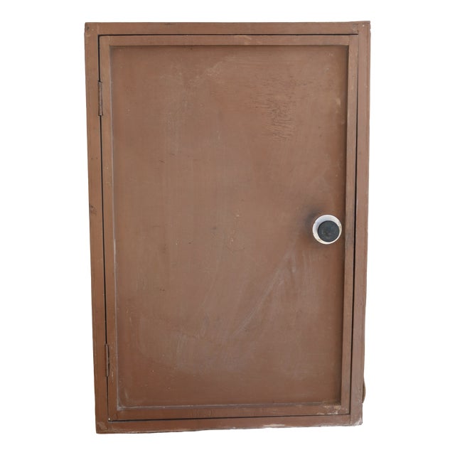 Antique Painted Wooden Storage Unit, 1930s For Sale