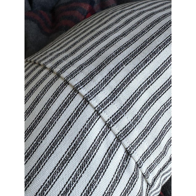 Washington Winthrop Vintage Pennant on New Woven Throw Pillow For Sale - Image 4 of 4