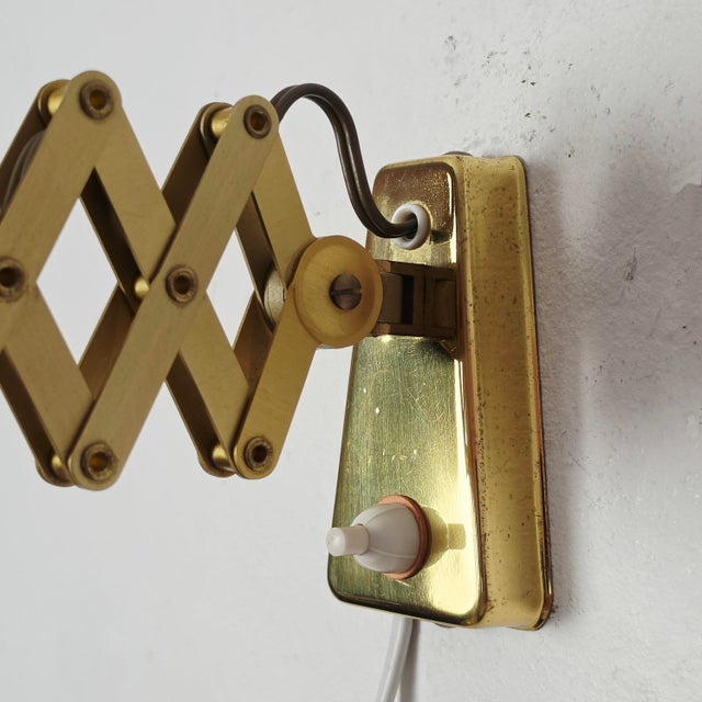 Vintage Diabolo Scissor Lamp by Karl Lang for Sis-Licht, Germany, 1950s For Sale - Image 16 of 18
