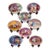 Kittens Danbury Mint Prima Ballerinas Complete Set of 8 Plates David Belda Vintage Kitsch For Sale