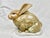 Vintage 1993 Michael Lord Hand Carved Stone Bunny Statue For Sale - Image 11 of 11