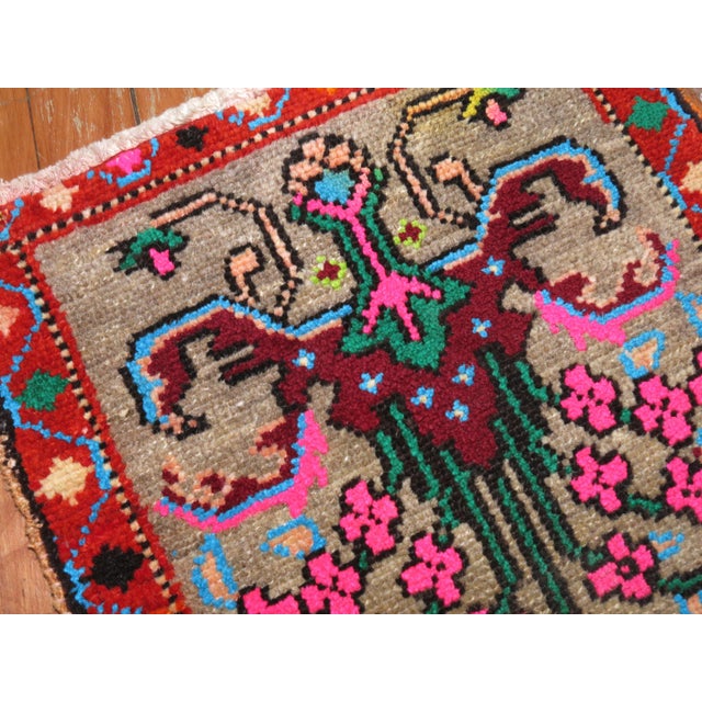 One of a kind vintage Turkish Anatolian rug.