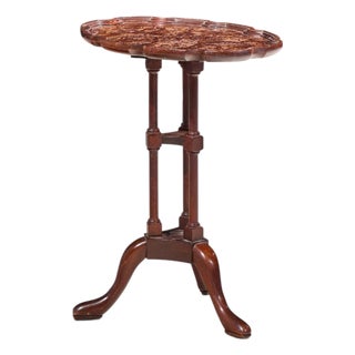 Baker Furniture Historic Charleston Queen Anne Mahogany Side End Table For Sale