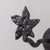 1950s Spanish Iron Flower Wall Hook For Sale - Image 4 of 11