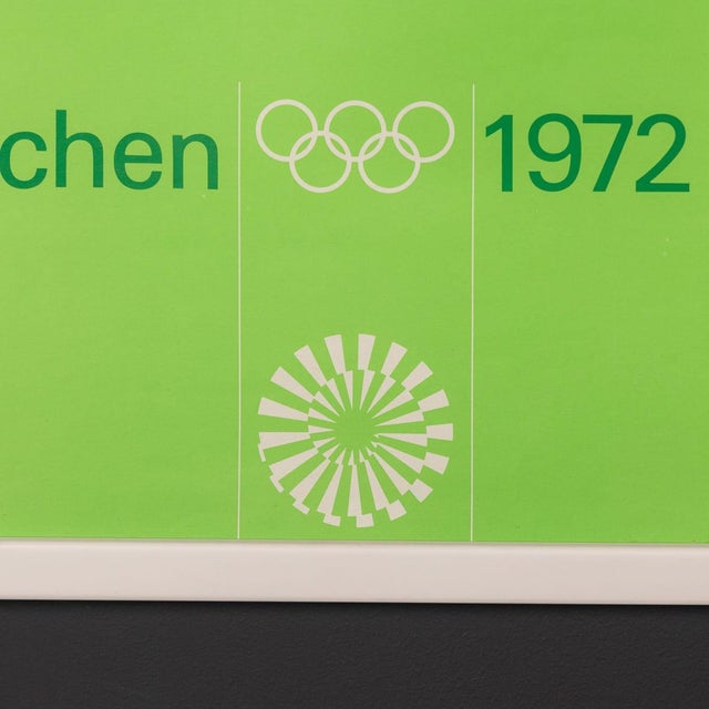Vintage German Framed Olympic Posters, 1972, Set of 5 For Sale - Image 17 of 18