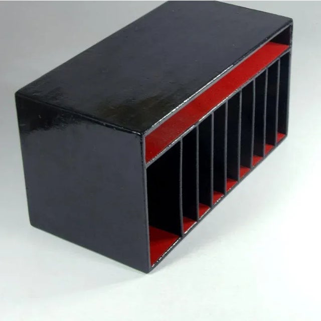 Vintage Japanese Lacquered Desk Container, in Very Good conditions. Designed 1960 to 1969
