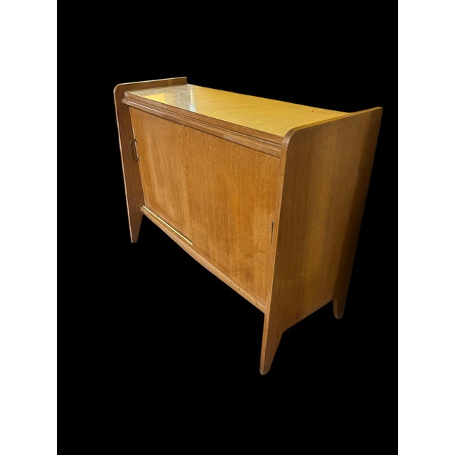 Mid-Century Modern Vintage Sideboard in Oak, 1950s For Sale - Image 3 of 9